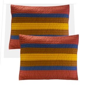 Pendleton Zion Nat, Park Standard /Quoted Shams Pair Set of Two 20” X 26”